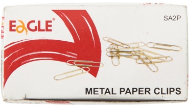 Скрепки EAGLE SA2Р, 100 шт, 28 мм, золотой