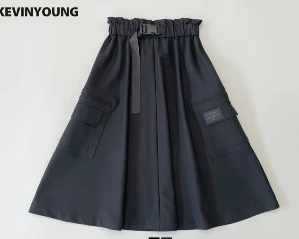 Школьная юбка трапеция Kevin Young синий