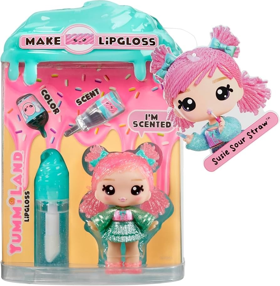 Yummiland Make LipGloss Susie Sour straw блеск 4+