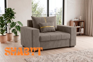 Кресло Shabyt Avalon , обивка велюр, коричневый