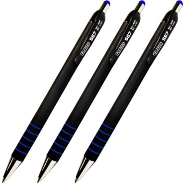 Ручка шариковая AIHAO H-567 3 шт, 0.5 мм, цвет чернил синий