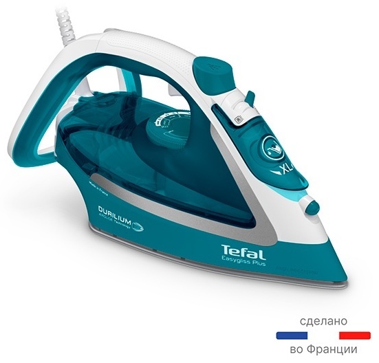 Утюг Tefal Easygliss plus FV5737E0 бирюзовый