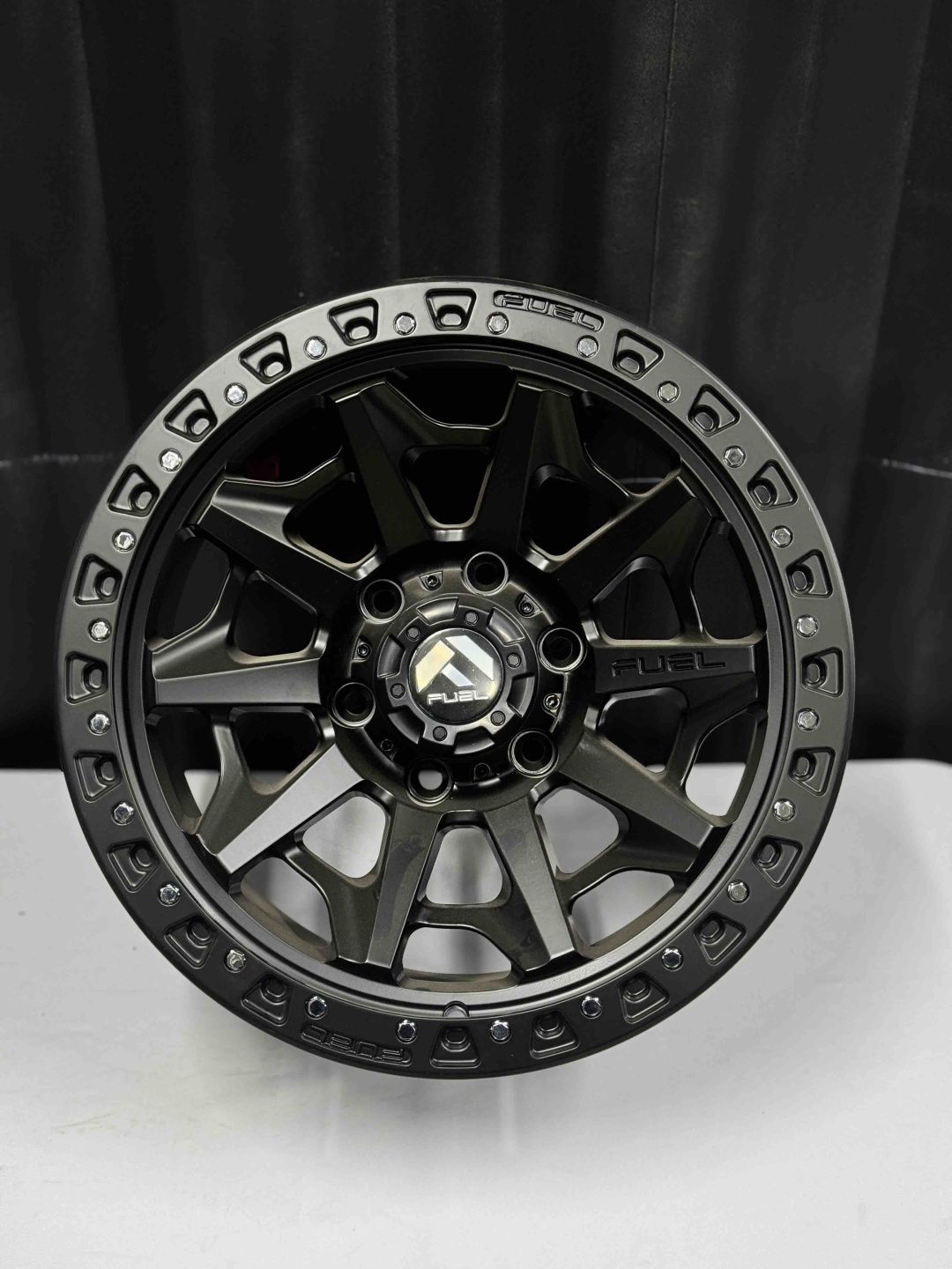 Top Grade Diski0057 8.5x17/6x139.7 D110.1 ET0 4 диска черный, черный матовый