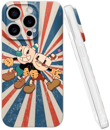 Чехол Mcover для Apple iPhone 15 Pro рисунок
