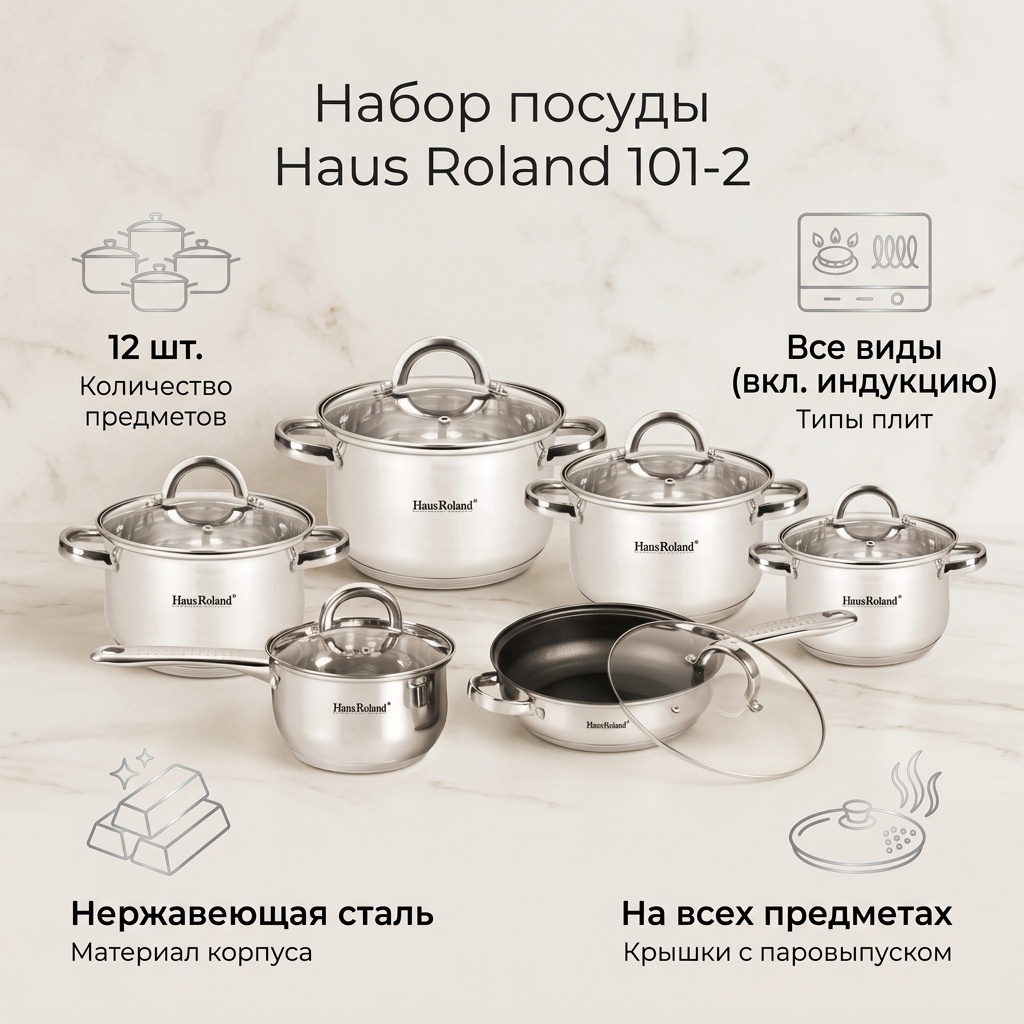 Смешанный набор Haus Roland 12 в 1