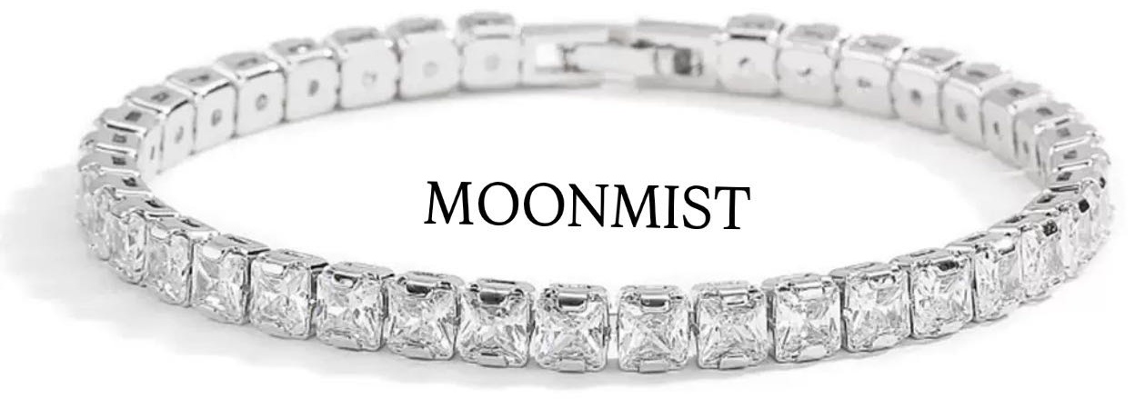 Moonmist 45653648 длина 18 см, вес 8.1 г серебро, плетение теннис