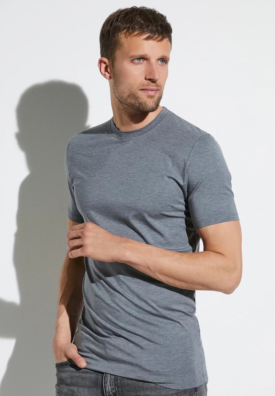 Футболка Zimmerli темно-серый
