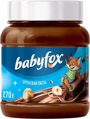Babyfox паста шоколадно-ореховая 270 г