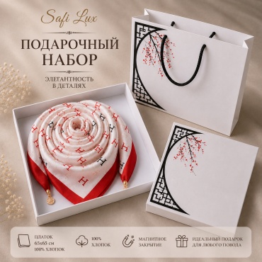 Платок Safi Lux хлопок 65 x 65 см
