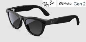 Смарт-очки Ray-Ban META SKYLER (Gen 2) RW4014 601/T3 52-20 черный
