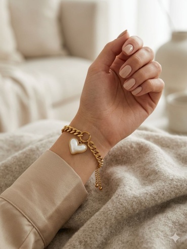 ACCESSORIZE длина 17 см титан, искусственный жемчуг