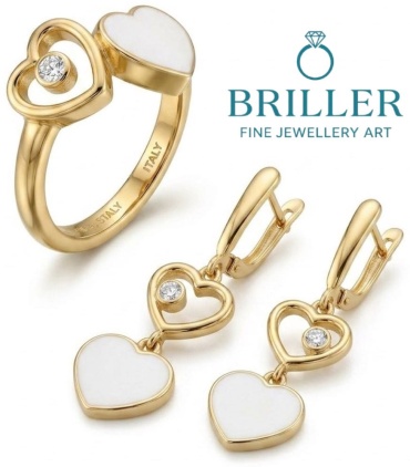 BRILLER 098633 вес 5.66 г золото, эмаль