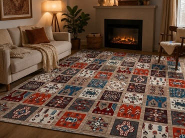 Ковер S&M Сomfort 250x470 см, короткий ворс, Казахстан