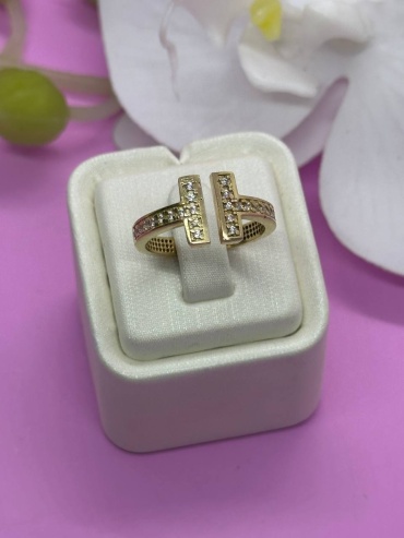 SAR JEWELRY tohsa-1053_20 размер 20 вес 3.584 г золото, фианит