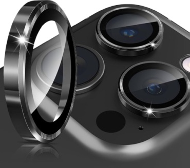Стекло iSotka Premium camera lens Black для iPhone 16 Pro, 16 Pro Max