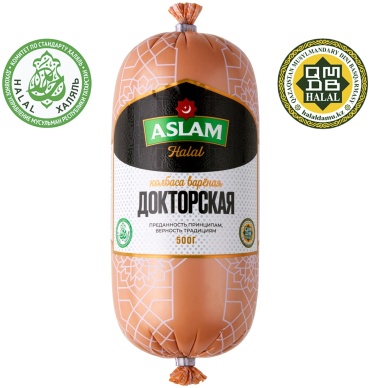 Колбаса Aslam докторская вареная 500 г