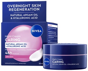 NIVEA крем Night Cream Caring для лица 50 мл
