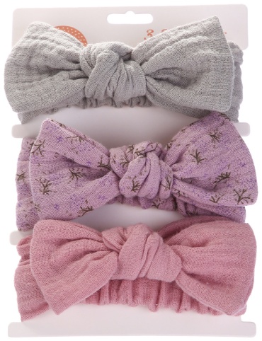 Повязка Headband Повязки муслиновые 3шт-2 мультиколор универсальный