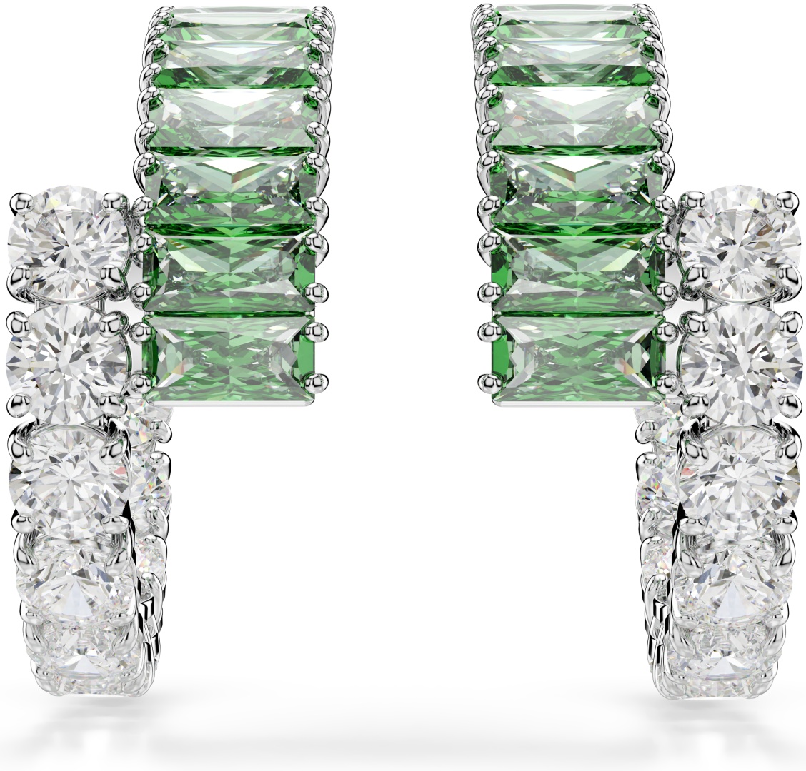 Серьги Swarovski ювелирный сплав, кристаллы Swarovski