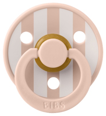 Пустышка BIBS Studio Colour Block - Blush Ivory 6+ мес., 1 шт, розовый