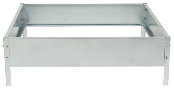 Greengo клумба 9460083 серебристый