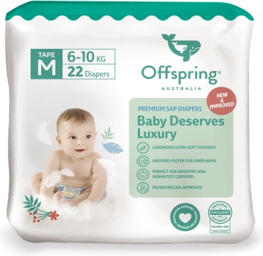 Подгузники Offspring M, 22 шт
