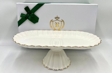 Блюдо ROYAL CROWN 35х17 см, фарфор, 1 шт