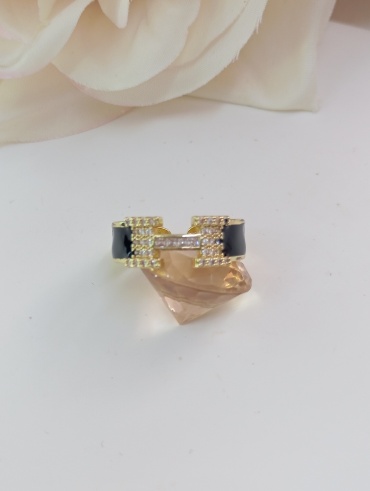 Кольцо Xuping Jewelry 345 размер регулируемый титан, стразы