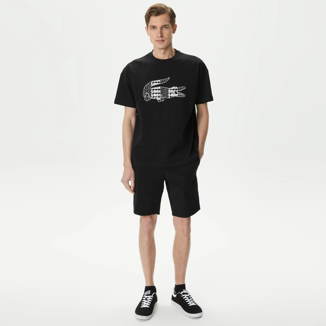 Повседневные шорты LACOSTE черный