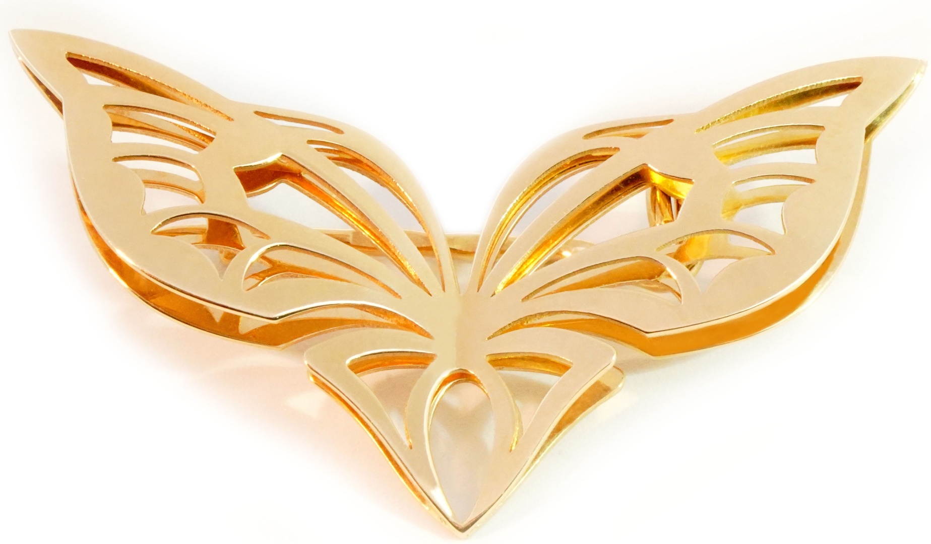 Брошь Жемчужина 24/190-309 вес 2.09 г золото, без вставок