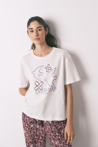 Футболка Women'Secret айвори