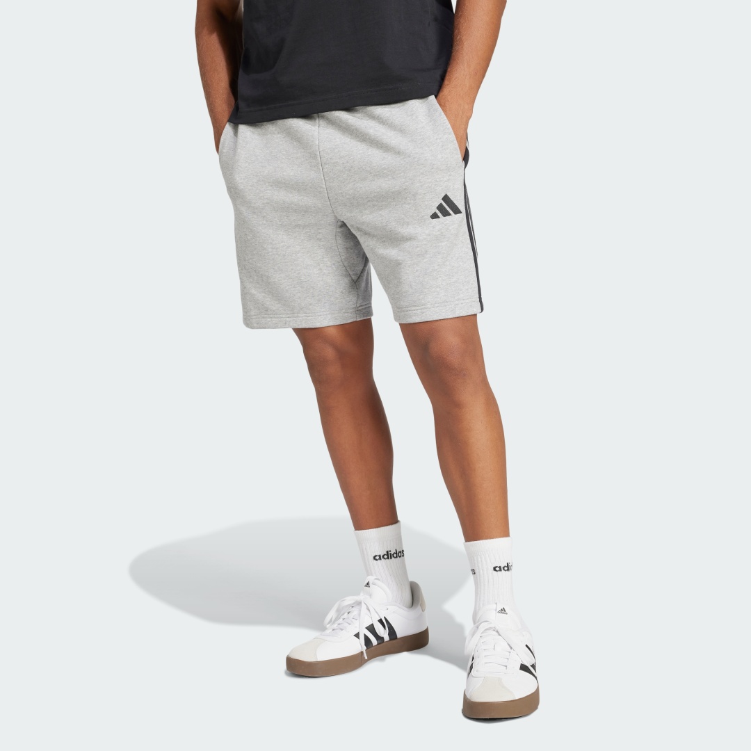 Спортивные шорты adidas M 3S FT SHO серый