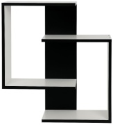 Полка 850228340, 70х20x70 см, черный, белый