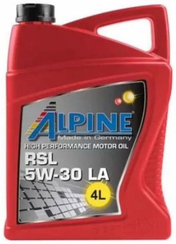 Синтетическое Alpina RSL 5W-30 4 л