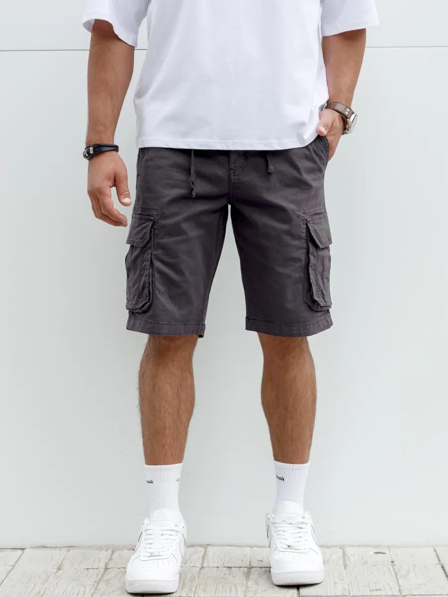 Джинсовые шорты Portnovstyle серый