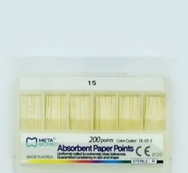 Meta Biomed штифт Absorbent Paper Points DL-03-5 200 шт