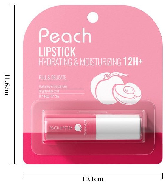 Kormesic бальзам Peach lipstick 3 г