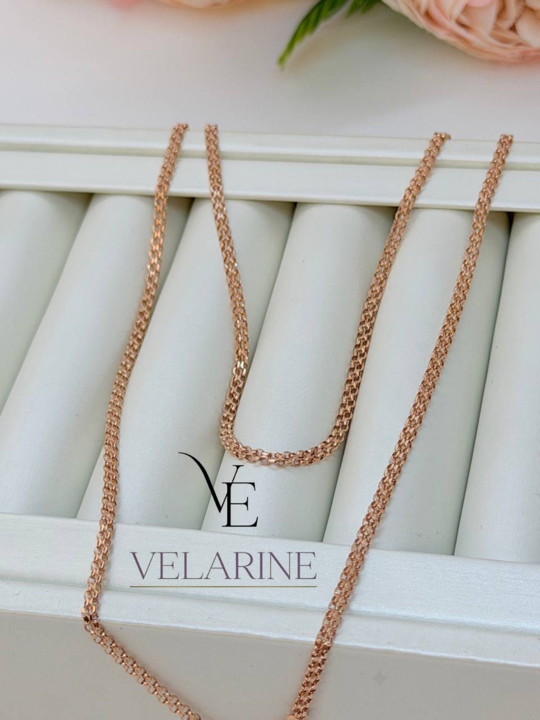 VE VELARINE V113 длина 50 см, вес 2.07 г золото, плетение венецианское