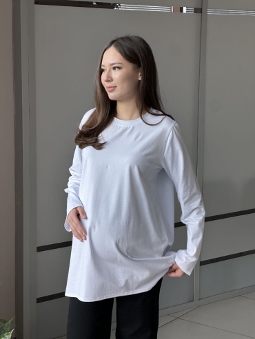 Лонгслив Sweetmama.kz белый