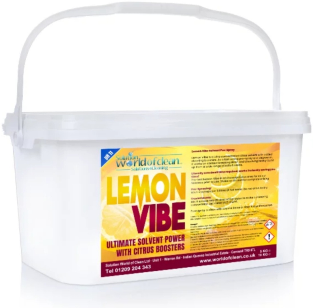 Порошок Worldofclean Lemon Vibe – Performance Citrus Solvent Pre-Spray 10 л
