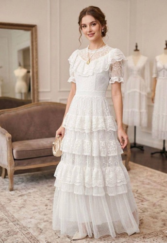 Вечернее платье FASHION белый