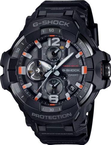 Кварцевые CASIO GR-B300EC-1AER сталь, полимер, карбон