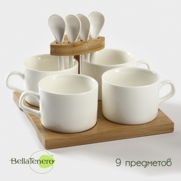 Набор кружек BellaTenero , 150 мл, керамика, 4 шт.