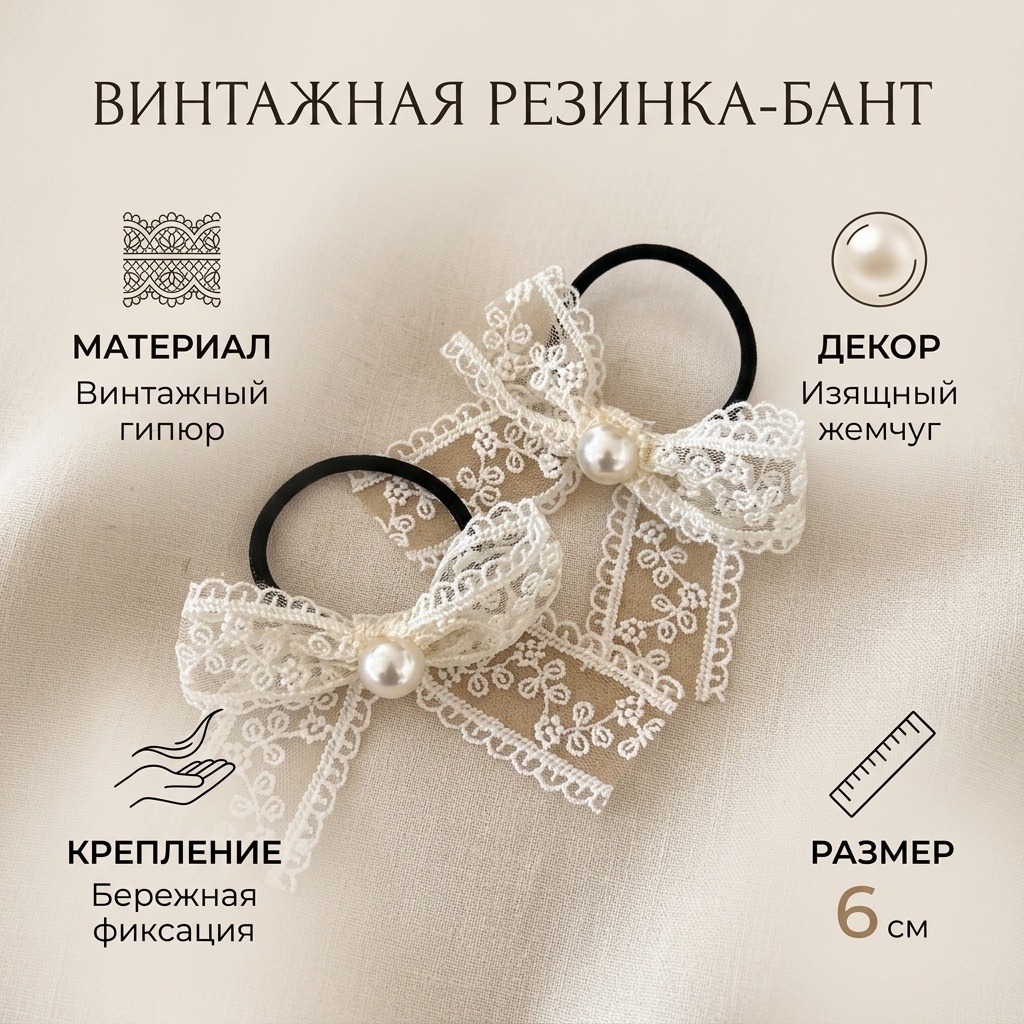 Резинка бант 2 шт
