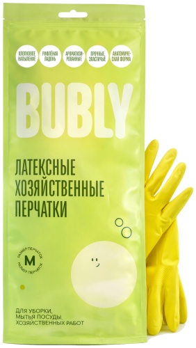 BUBLY перчатки - жёлтый 1 шт
