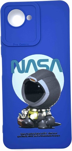 Чехол M MNS для Realme C30, C30s синий