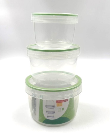 Ucsan plastik набор контейнеров НАБОР ЕМКОСТИ ДЛЯ ХРАНЕНИЯ ПРОДУКТОВ 3 ШТ UCSAN M-729, пластик