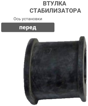 RTL-DSN втулка стабилизатора MB573810