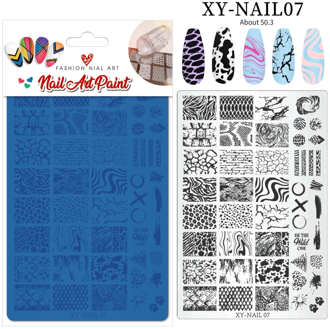 Fashion Nail Art пластины XY-Nail 07