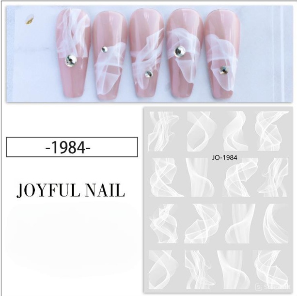 Joyful nail наклейки JOYFUL NAIL 1984 1 шт